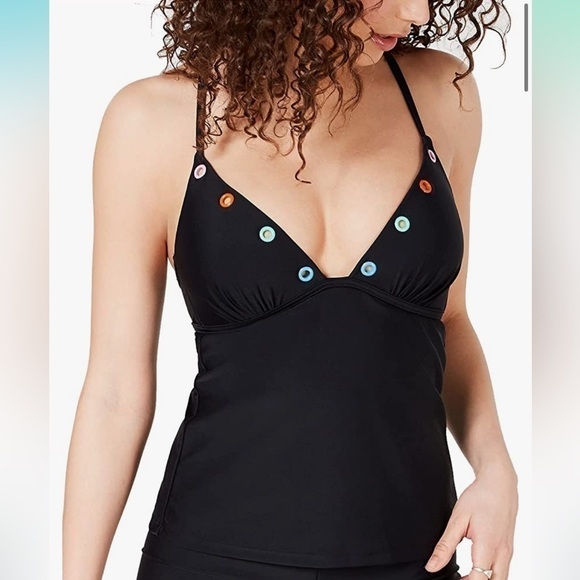 Hula Honey Festival Dream Molded Cup Tankini Swim Top - NWT - Picture 1 of 4
